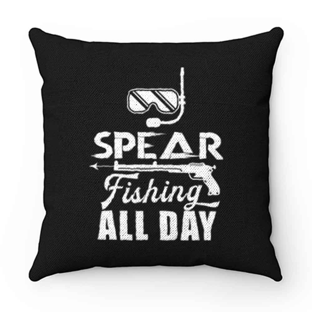 Spearfisher Spearfishing Harpooning Harpoon Spear Pillow Case Cover