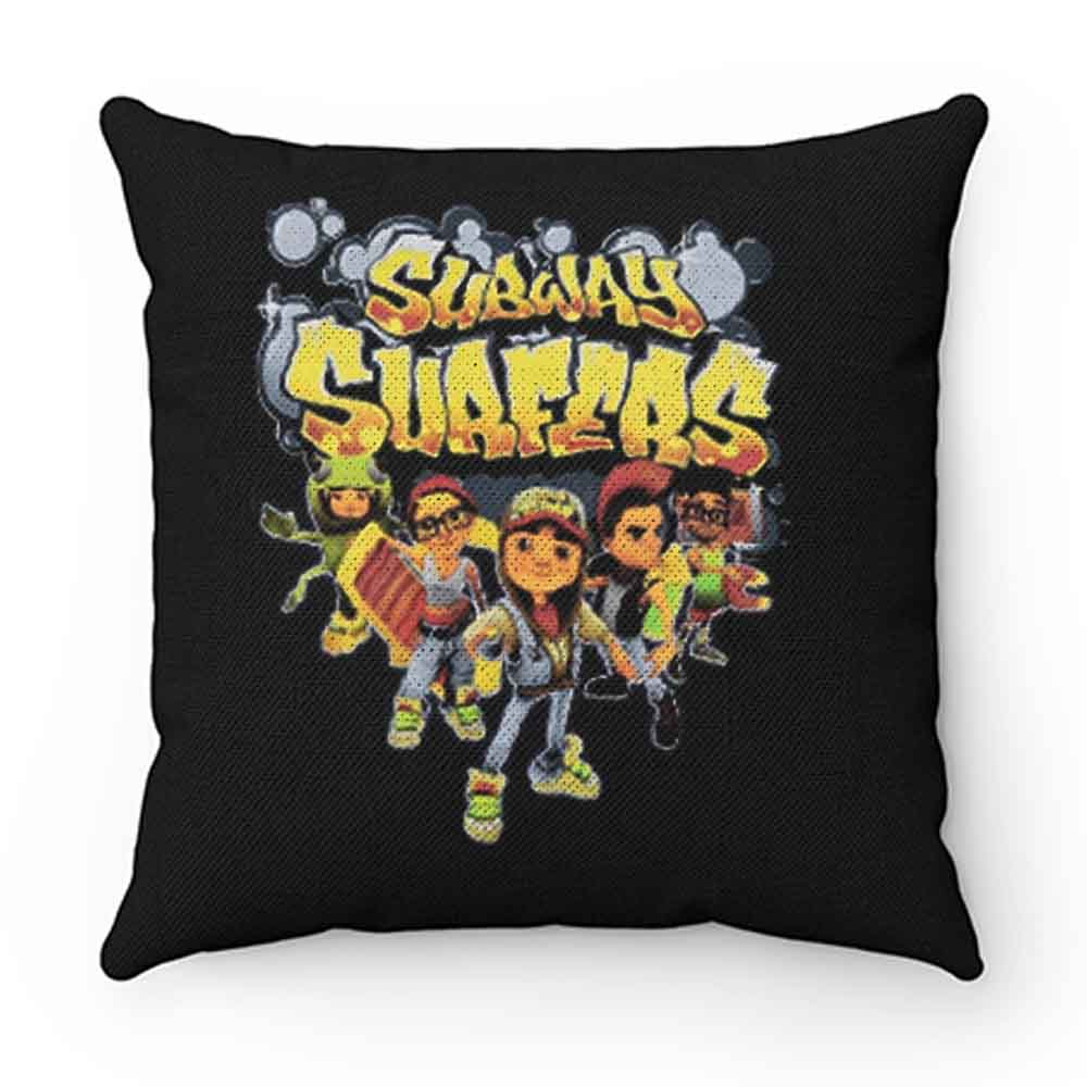 Subway Surfers Street Boys Characters Funny Pillow Case Cover