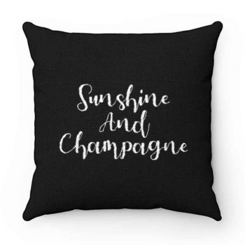 Sunshine And Champagne Pillow Case Cover