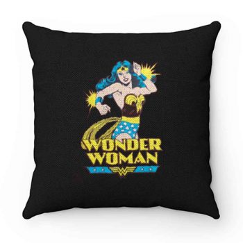 Super Hero Girl Retro Wonder Woman Pillow Case Cover
