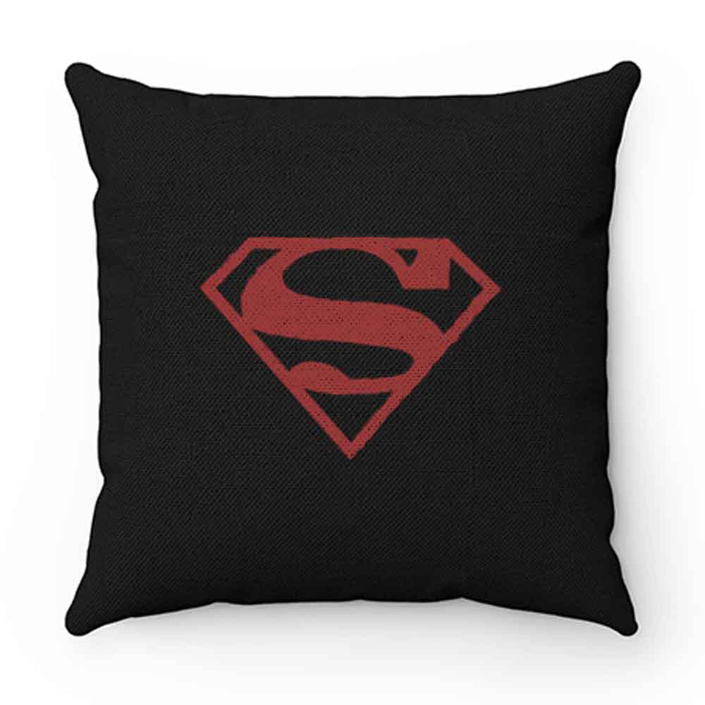 Superboy Superman Costume Red On Black Shield Dc Comics Pillow Case Cover