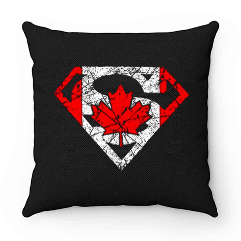 Superhero Dad Canadian Flag Pillow Case Cover