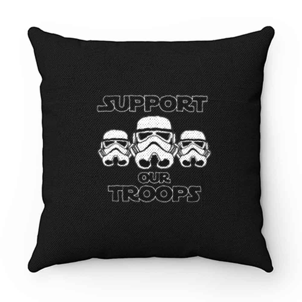 Support Our Troops Stormtrooper Star Wars Darth Vader Jedi Movie Pillow Case Cover