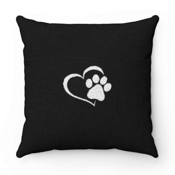 heart and Paw Dog Pillow Case Cover